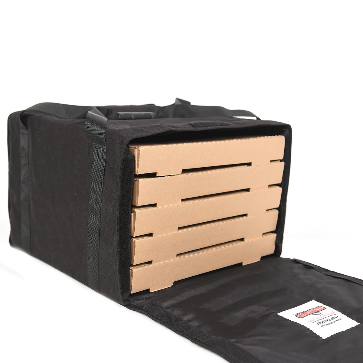 5_BLACK-2 Pizza Hot Bags Delivery Products - 5 Pie Bag
