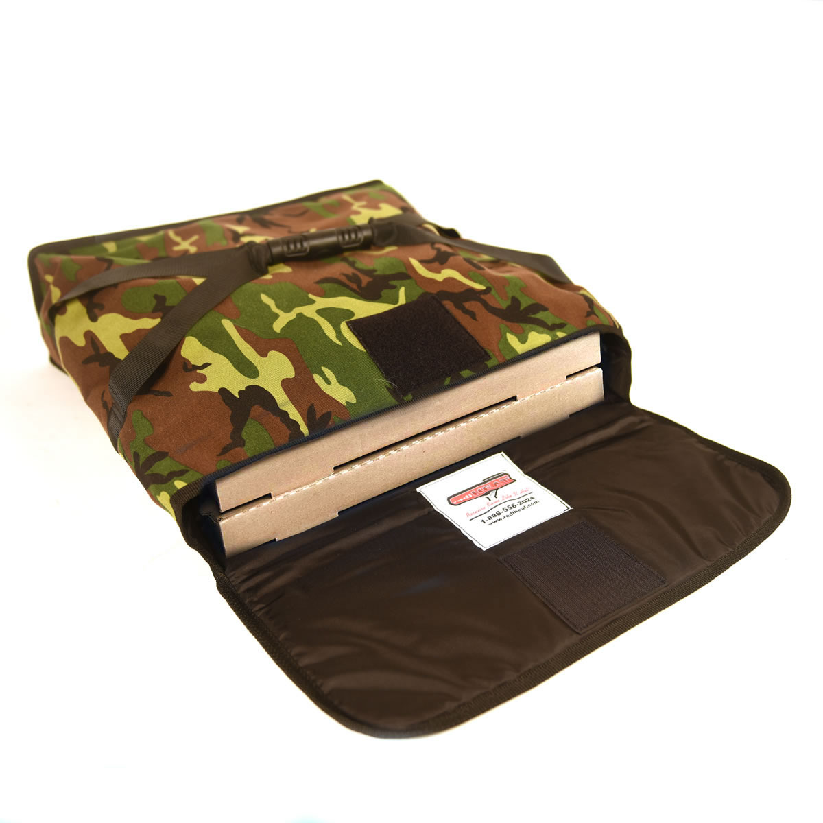 Camo_08 Thermal Delivery Bags for Food Heated 2 Pie Camo Bag